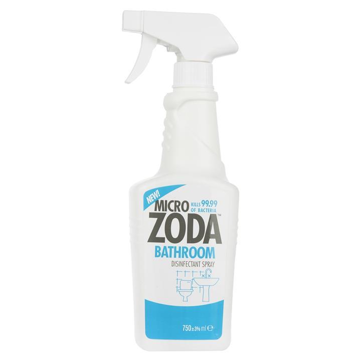 اسپری ضدعفونی کننده سرویس بهداشتی میکروزدا مدل Bathroom Disinfectant حجم 750 میلی‌ لیتر Micro Zoda Bathroom Disinfectant Spray 750ml